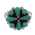 Turquoise And Genuine Sterling Silver Ring Size 7 YX86970